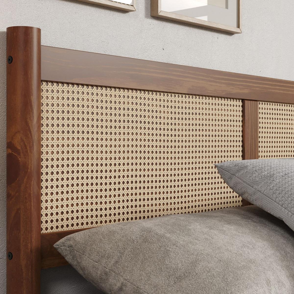 MASSIVHOLZBETT CEFIRA 140x200 cm Kastanie - Kastanienfarben, Holz (140/200cm) - IDIMEX