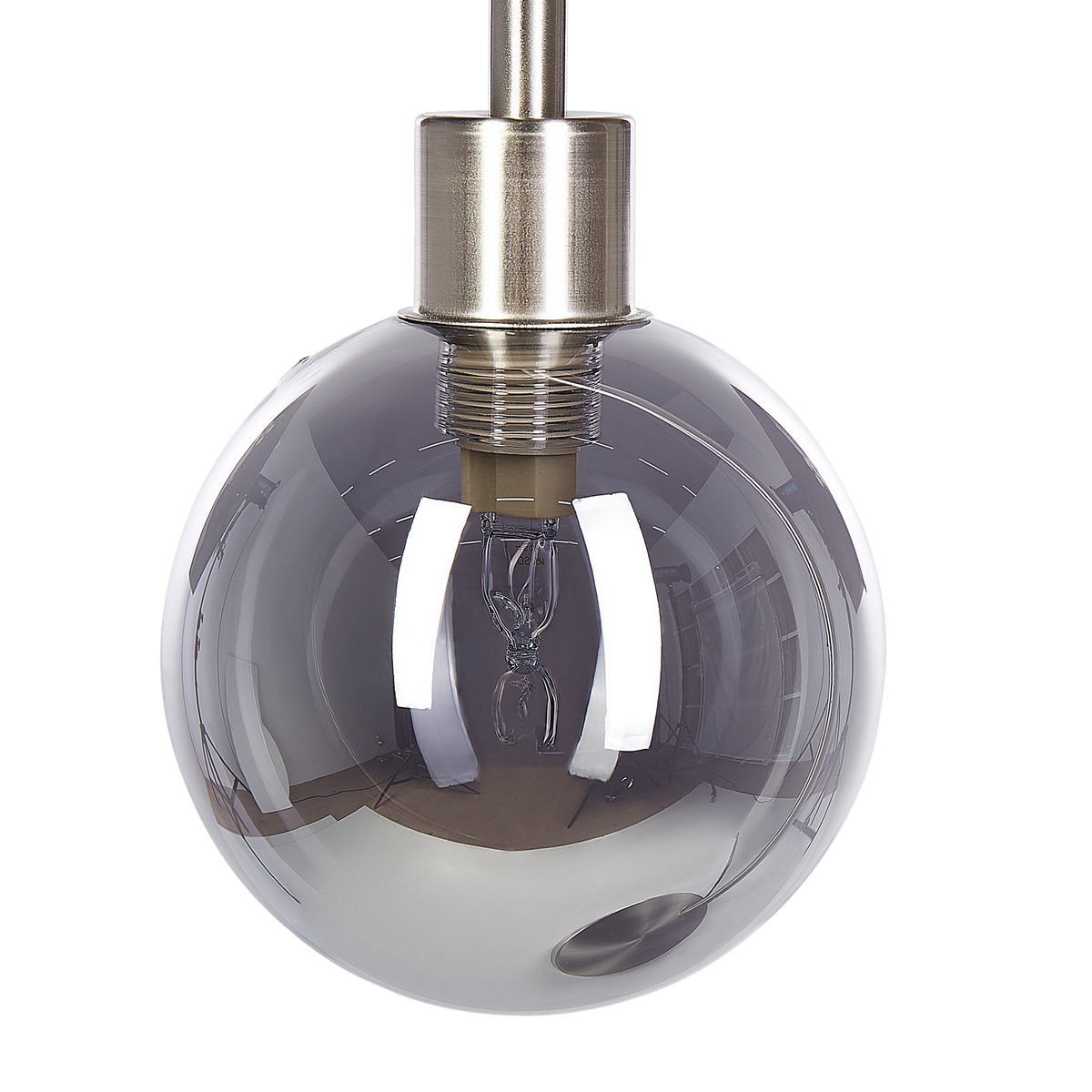 TISCHLAMPE Ramis 13/13/41 cm - Silberfarben, Metall (13/13/41cm) - Beliani