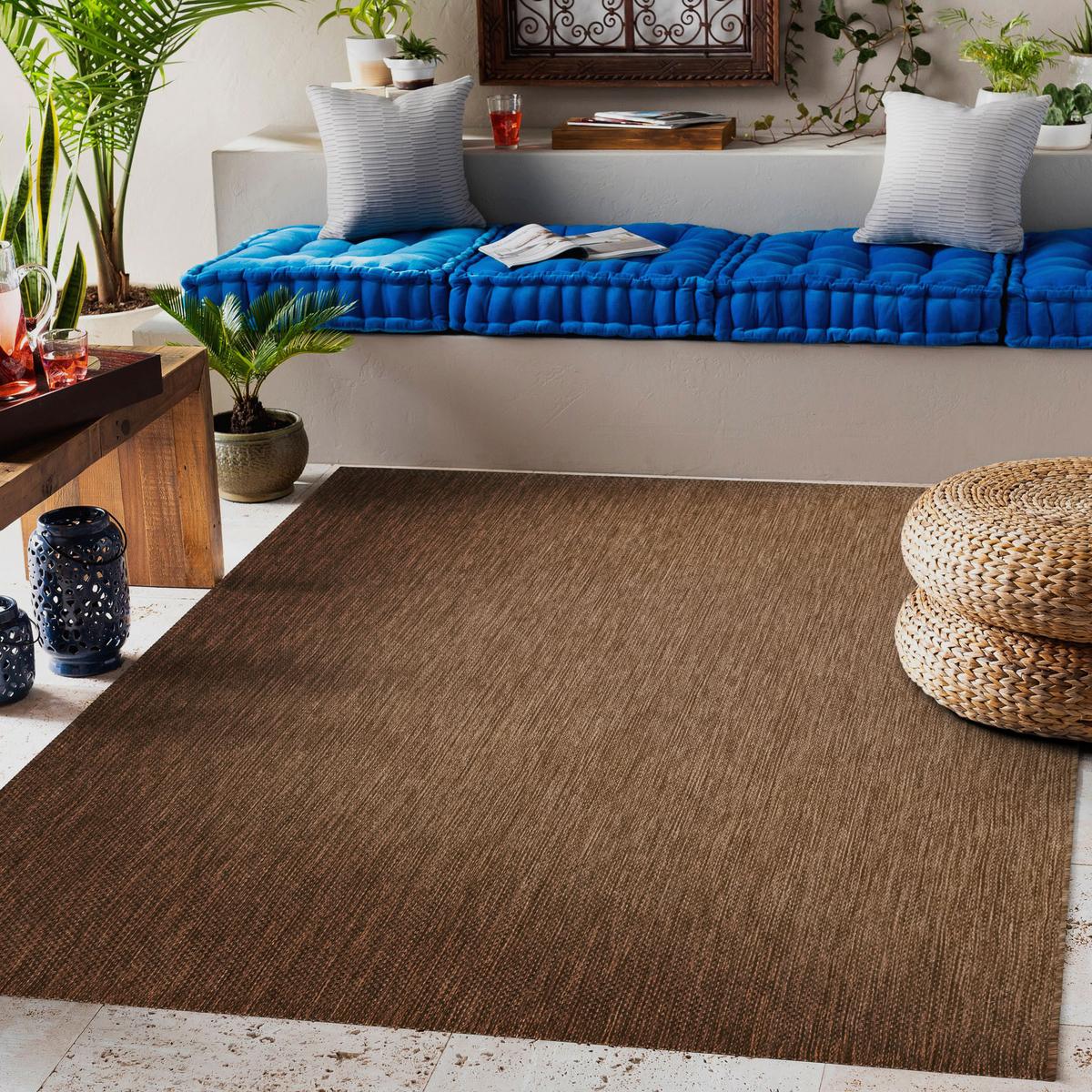 TEPPICH Flat 200/290 cm - Braun, Textil (200/290cm) - rugsX