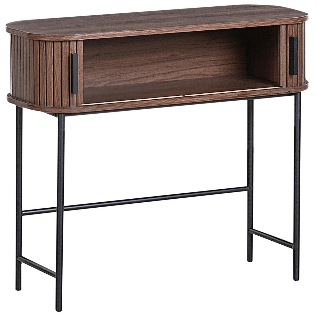 KONSOLENTISCH Braun Bradley - Braun, Holzwerkstoff (30/80/70cm) - Beliani