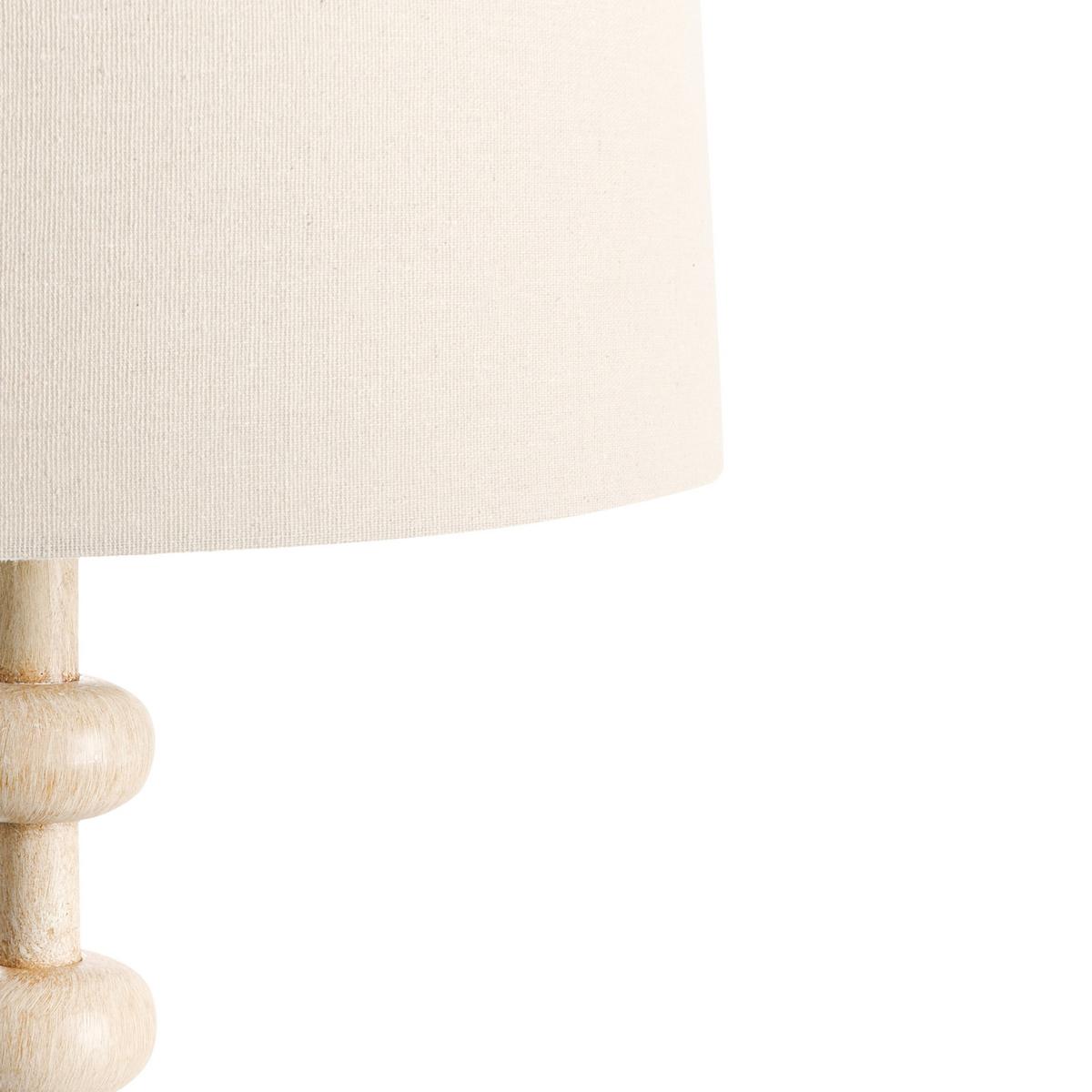 STEHLAMPE Braun Krios - Hellbraun/Beige, Metall (36/36/149cm) - Beliani