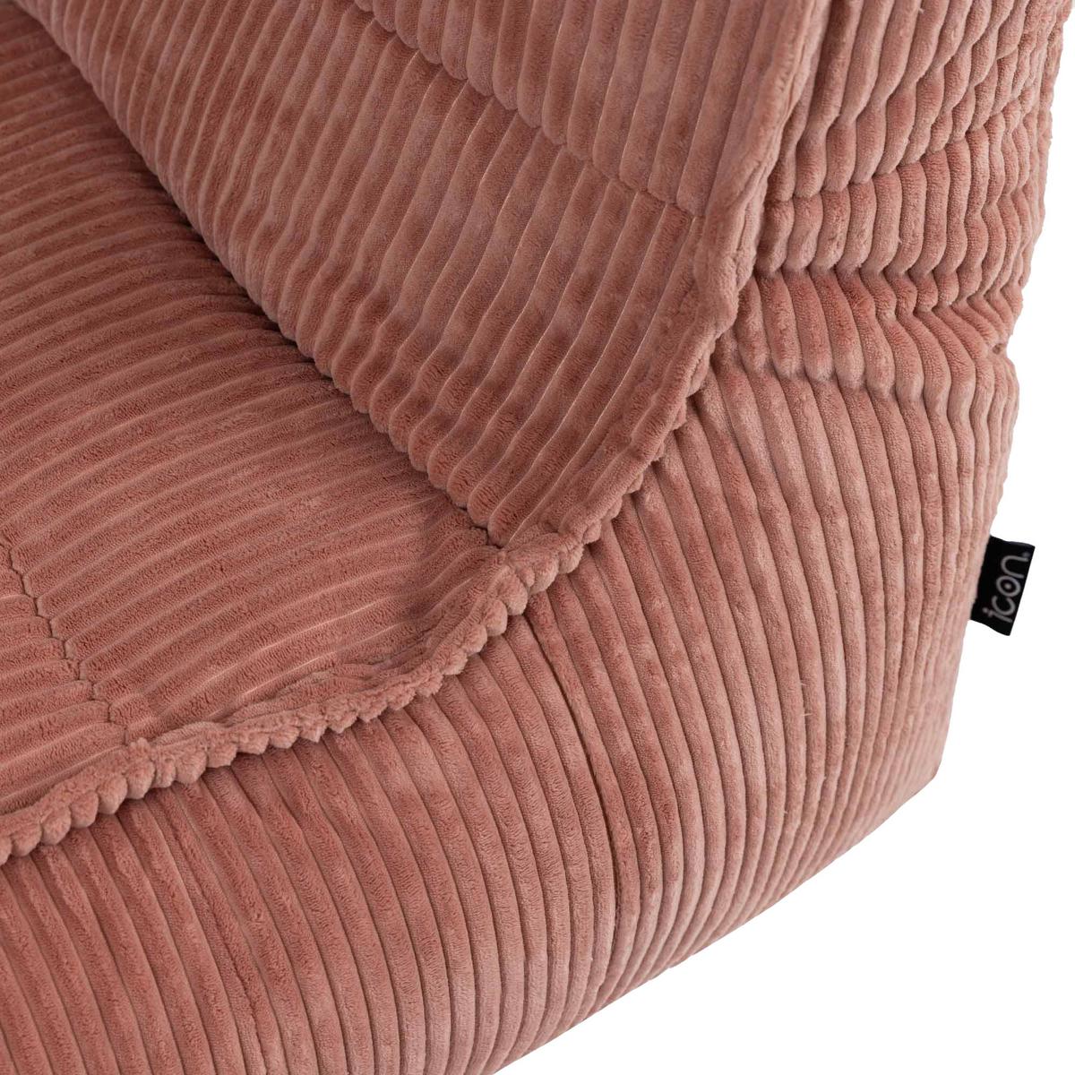 SITZSACK Liege Dolce Cord - Pink, Textil (75/75/96cm) - icon