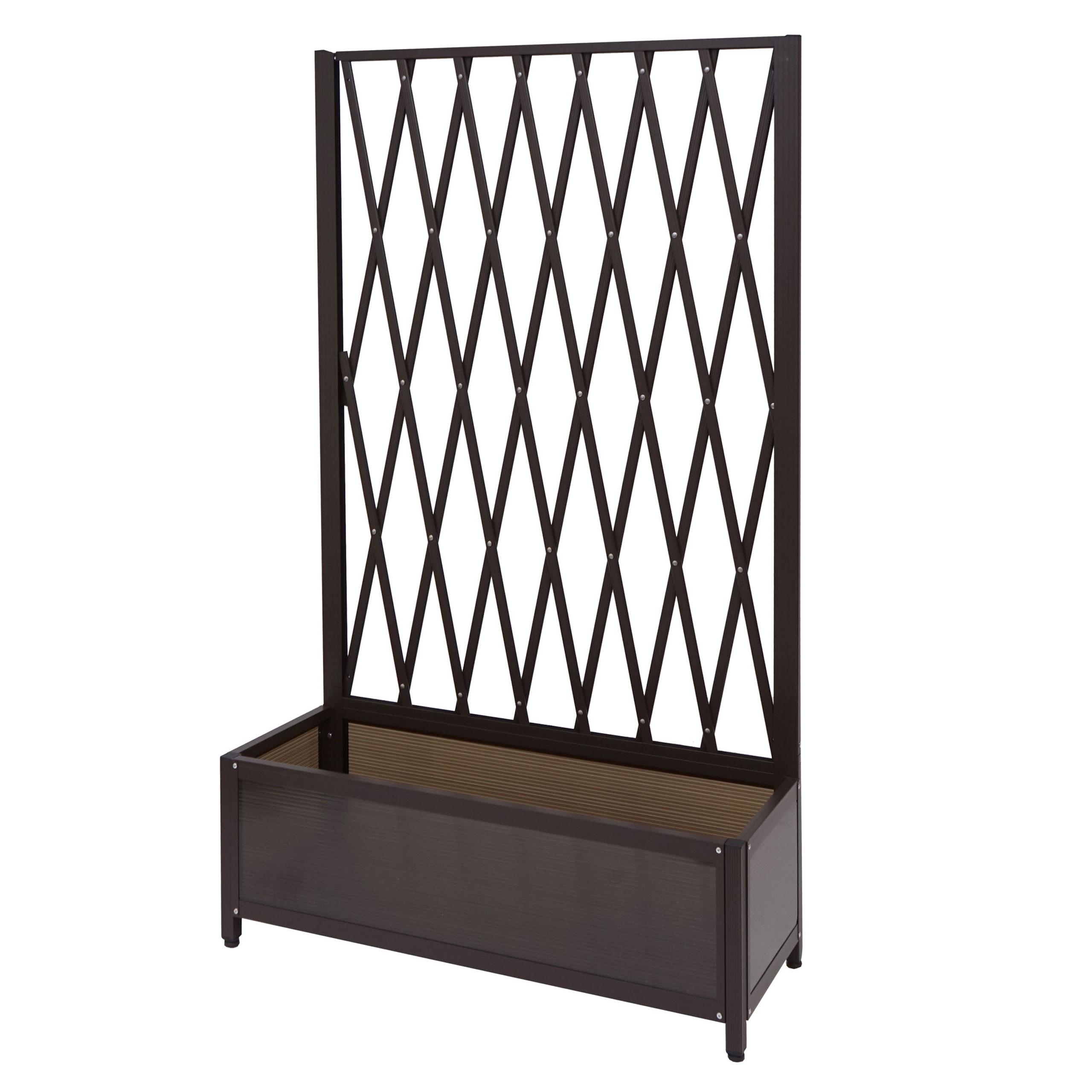 RANKGITTER Braun - Braun, Metall (90/152/35cm) - MCW