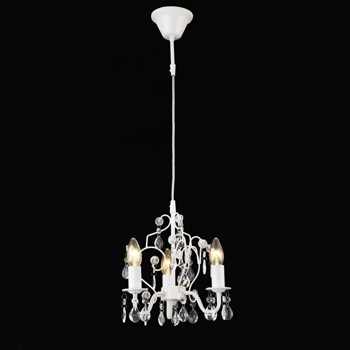 KRONLEUCHTER Luzern - Weiß, Metall (26/26/140cm) - lux.pro
