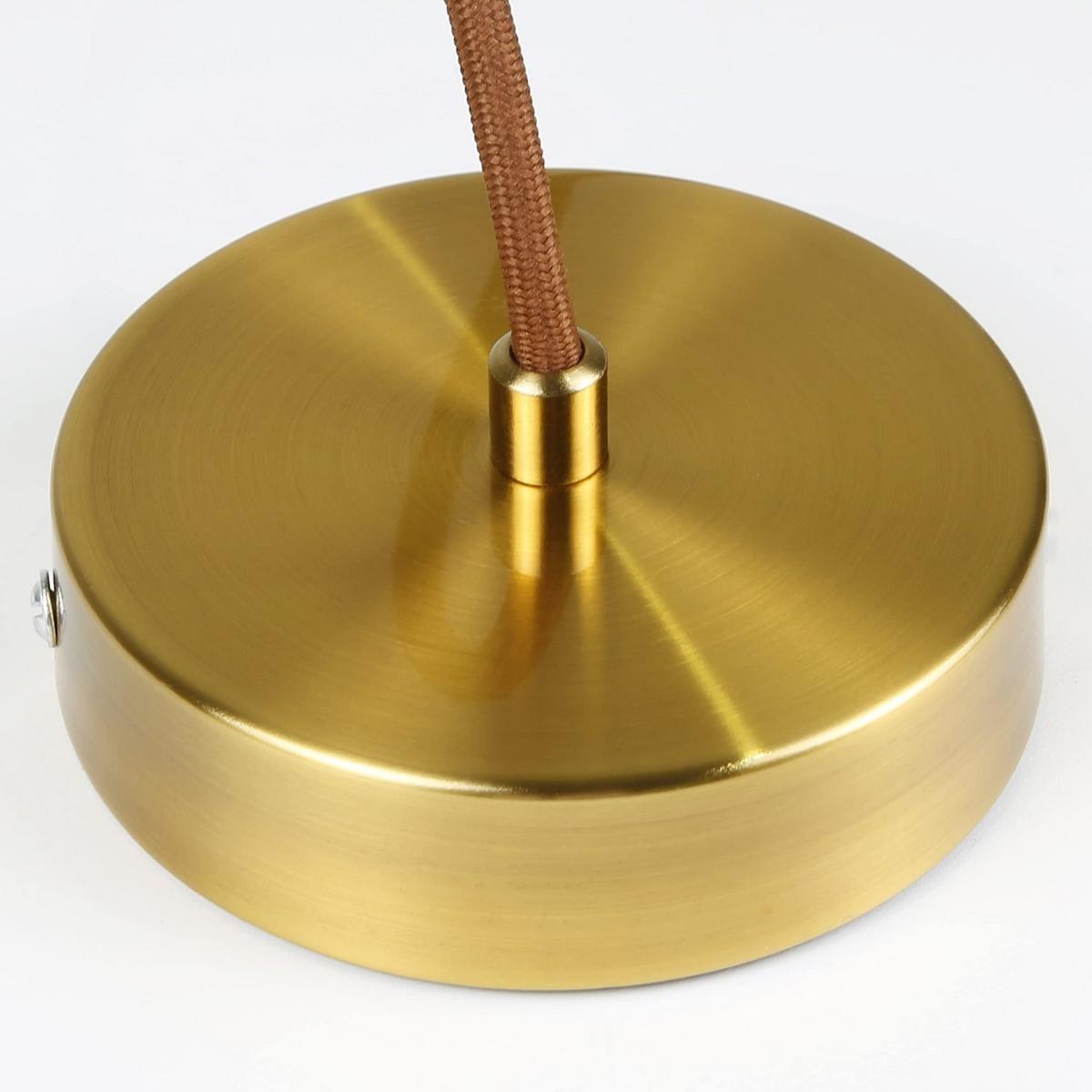 PENDELLEUCHTE Natascha 10/10/130 cm - Messingfarben, Metall (10/10/130cm) - Nettlife