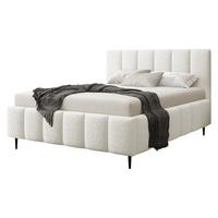 POLSTERBETT Lunaro Leg - Creme/Schwarz, Holz/Textil (140/200cm) - MIRJAN24