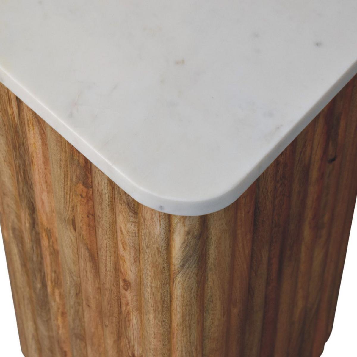 BEISTELLTISCH mit Amber-Eichen-Finish, Platz auf der Tischplatte, braun - Braun, Holz/Naturmaterialen (36/36/51cm) - Artisan Furniture