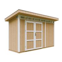 HOLZ-GARTENHAUS basis LP SmartSide 4,3m² mit B161xL411xH239 cm - M902A - HARVEST HONEY - Beige, Holz (412/239/161cm) - Timbela