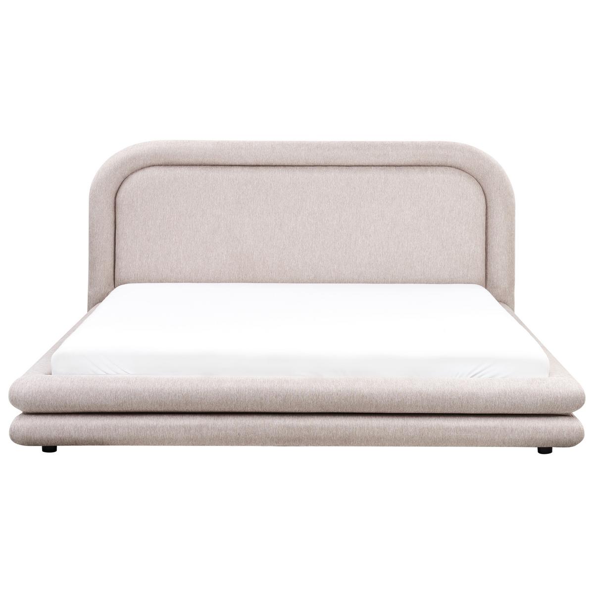 WASSERBETT 180x200 cm Beige Lavardens - Taupe, Textil (180/200cm) - Beliani