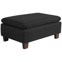 POLSTERHOCKER Kaylil Flachgewebe schwarz - Schwarz, Kunststoff (90/43/60cm) - 58aufmkessel