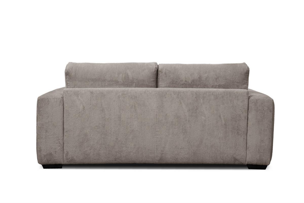 SOFA OLI 3-Sitzer, taupe - Taupe, Holz/Textil (208/91/108cm) - Wozimo