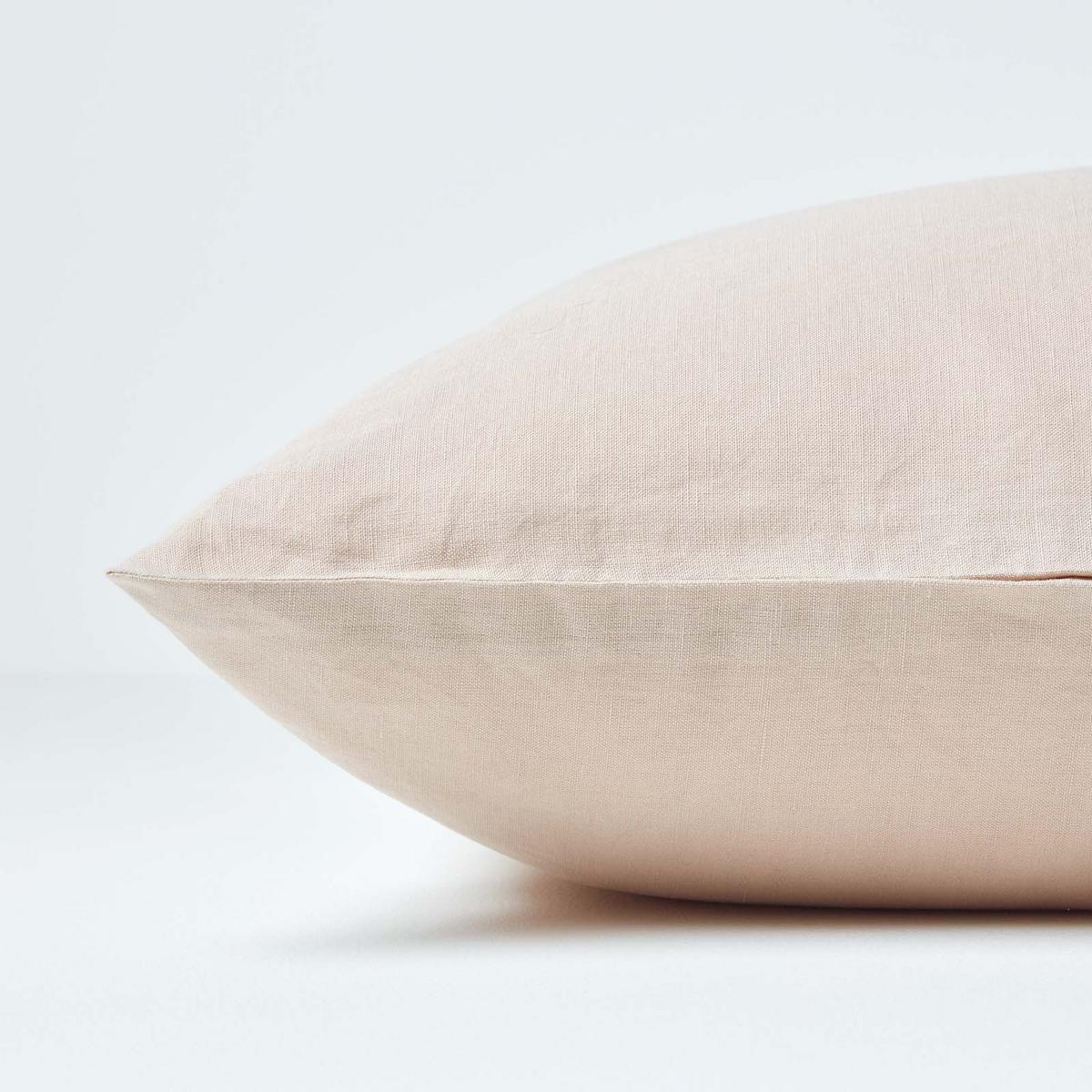 KISSENBEZUG Leinen für V-Form-Kissen - Beige, Textil (38/76cm) - Homescapes