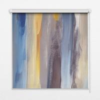 INNENROLLO - Fensterrollo - Rollo - 120x140 cm - Gemaltes Bild - Blau, Kunststoff (120/140/0.5cm) - TULUP
