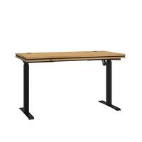 SCHREIBTISCH MALTESA 138x67x123,6 cm Bürotisch Computertisch, Eiche Artisan - Eiche Artisan, Holzwerkstoff (67/138/123.6cm) - MASSENO