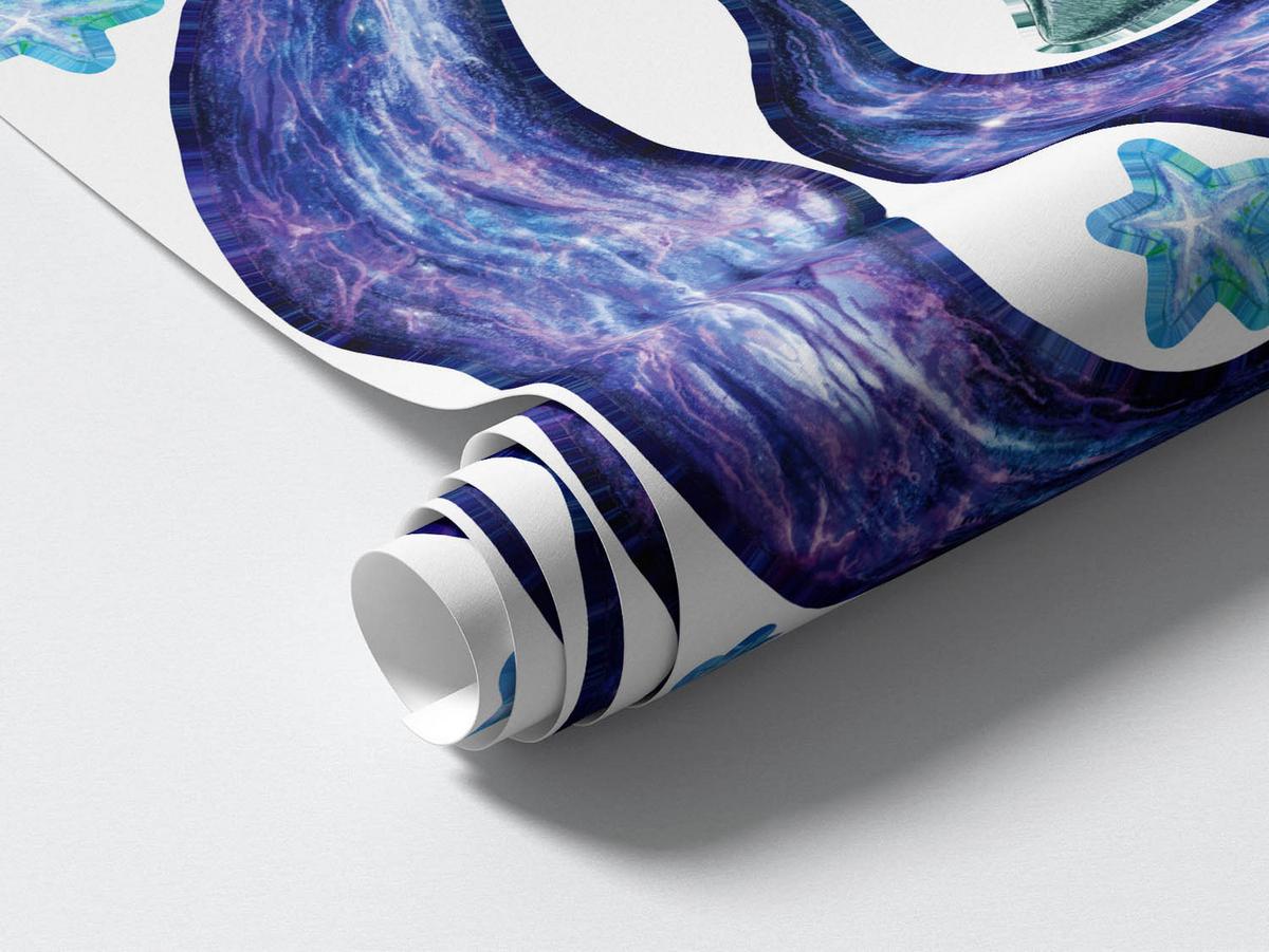 WANDAUFKLEBER 60x90cm - Weltraumträume - Multicolor, Kunststoff (60/90/0.1cm) - Wallfluent