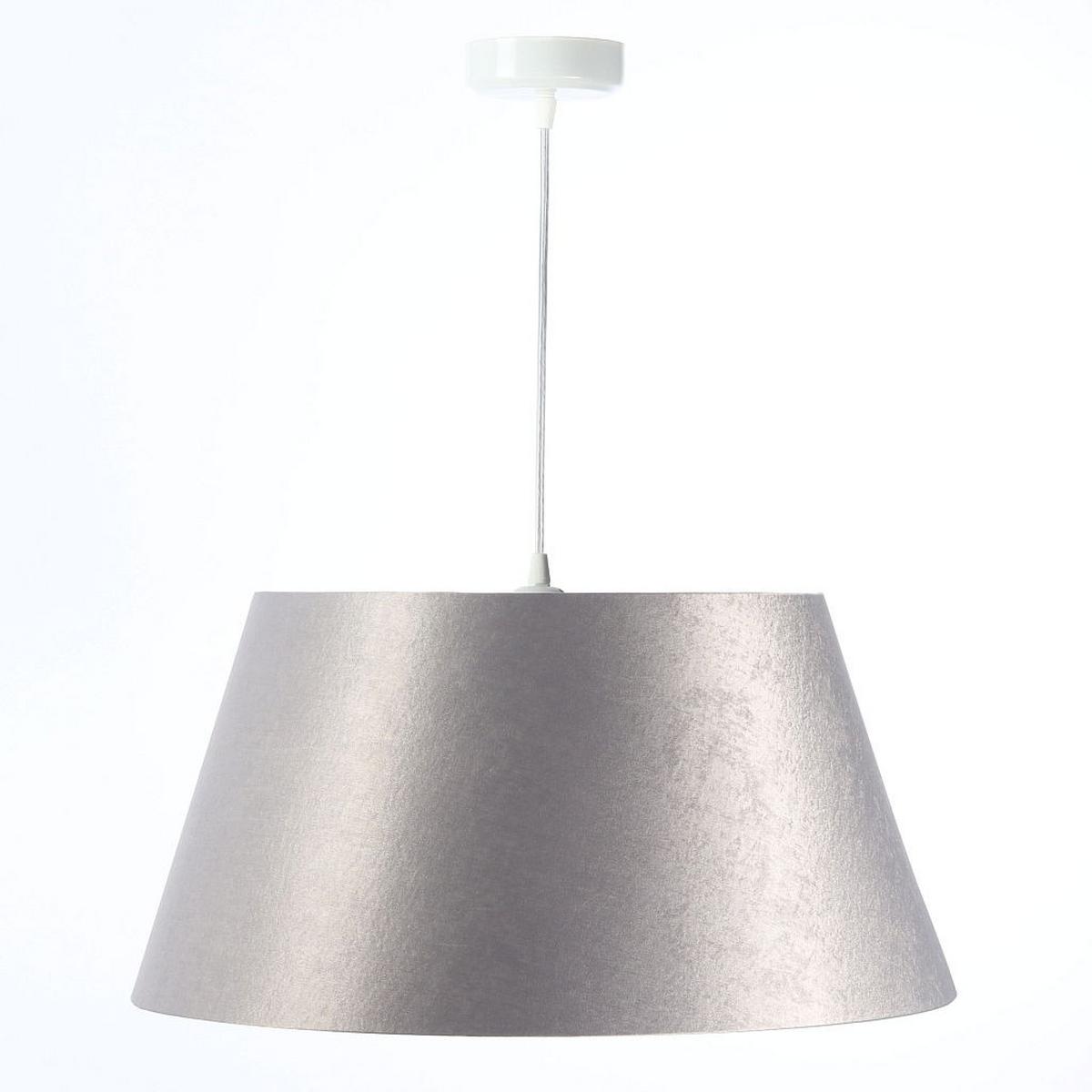 HÄNGELEUCHTE Grau 50/27 cm - Silberfarben, Kunststoff (50/1.3/27cm) - ONZENO