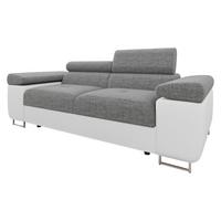 SOFA Torezio 2 - Weiß, Holz/Textil (198/90/102cm) - MIRJAN24