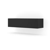 TV-MÖBEL Bali Mattschwarz - Schwarz, Holzwerkstoff (120/30/40cm) - Petits-meubles