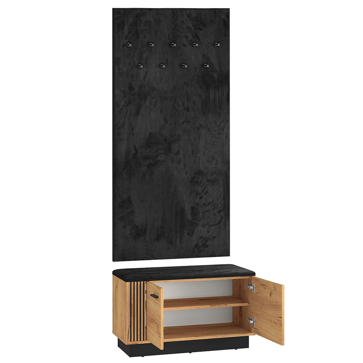 VITRINE Nilo Holz - Braun, Holzwerkstoff (80/49/34cm) - Petits-meubles