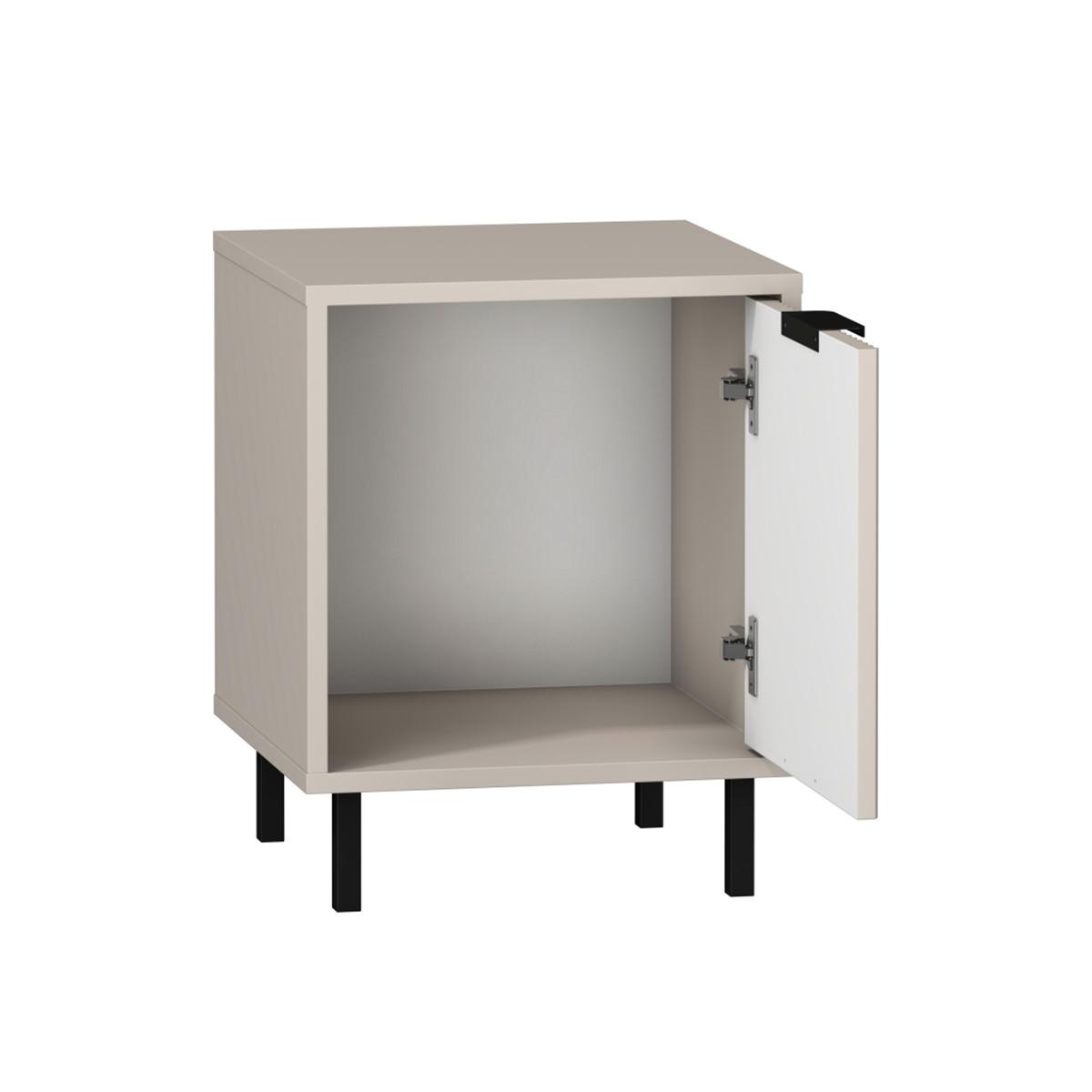 NACHTTISCH Soly Kaschmir - Beige, Holzwerkstoff (40/50/40cm) - Petits-meubles