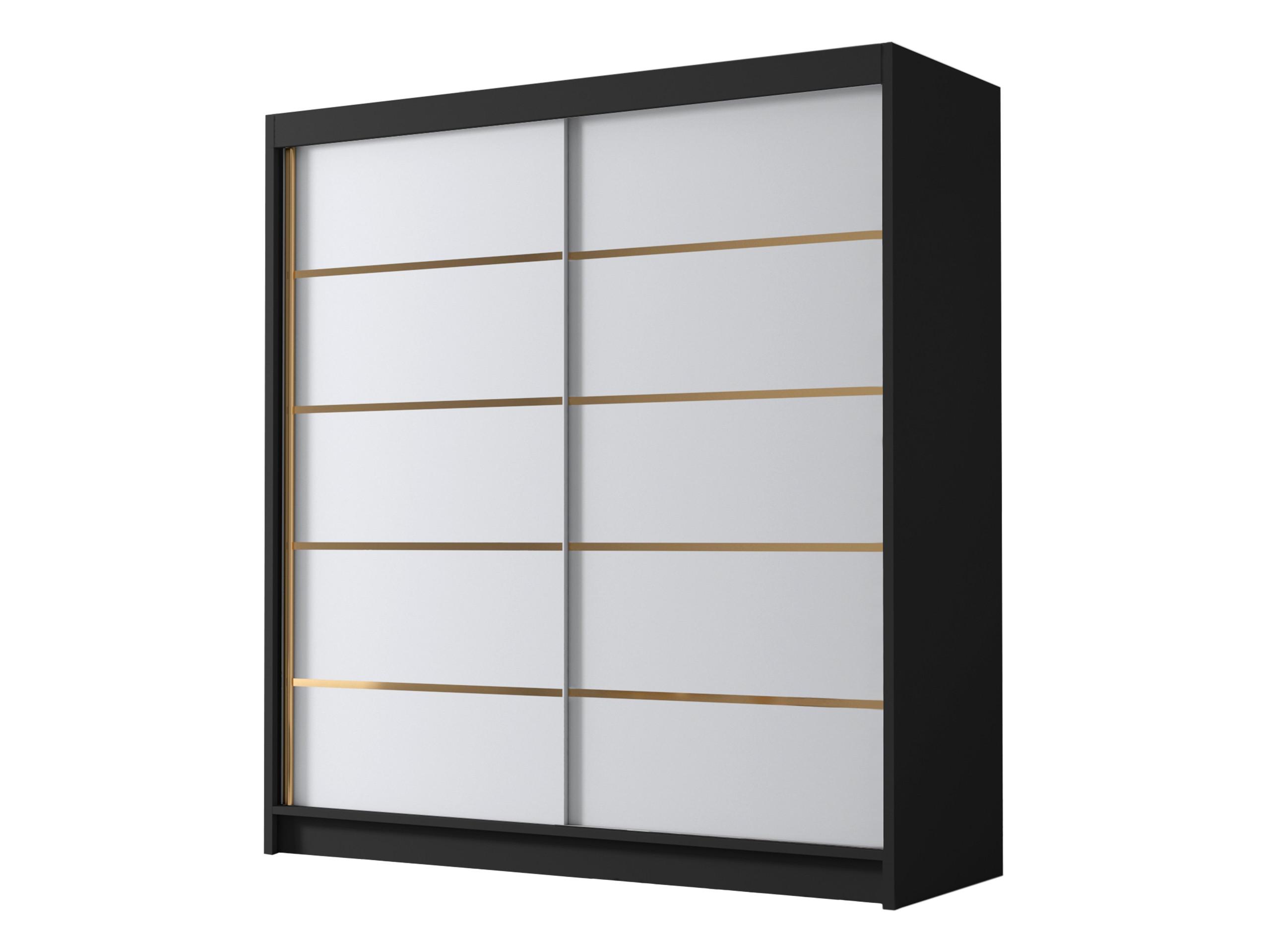 SCHIEBETÜRENSCHRANK Bali IV - Goldfarben, Holzwerkstoff/Metall (180/215/58cm) - MIRJAN24