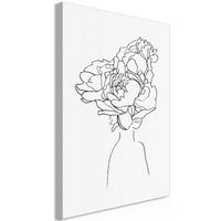 KUNSTDRUCK Schwarz-Weiß 40/60 cm - Schwarz, Textil (40/60cm) - KUNSTLOFT