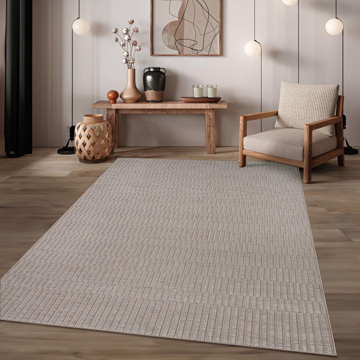 OUTDOORTEPPICH Boho Beige 240 x 340 cm - Beige, Kunststoff (240/340cm) - TT Home