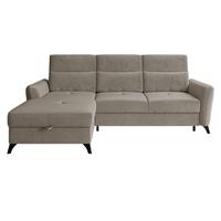 ECKSOFA Talia, Seite: Links LC-2R - Hellbraun/Schwarz, Holz/Kunststoff (238/167cm) - MIRJAN24