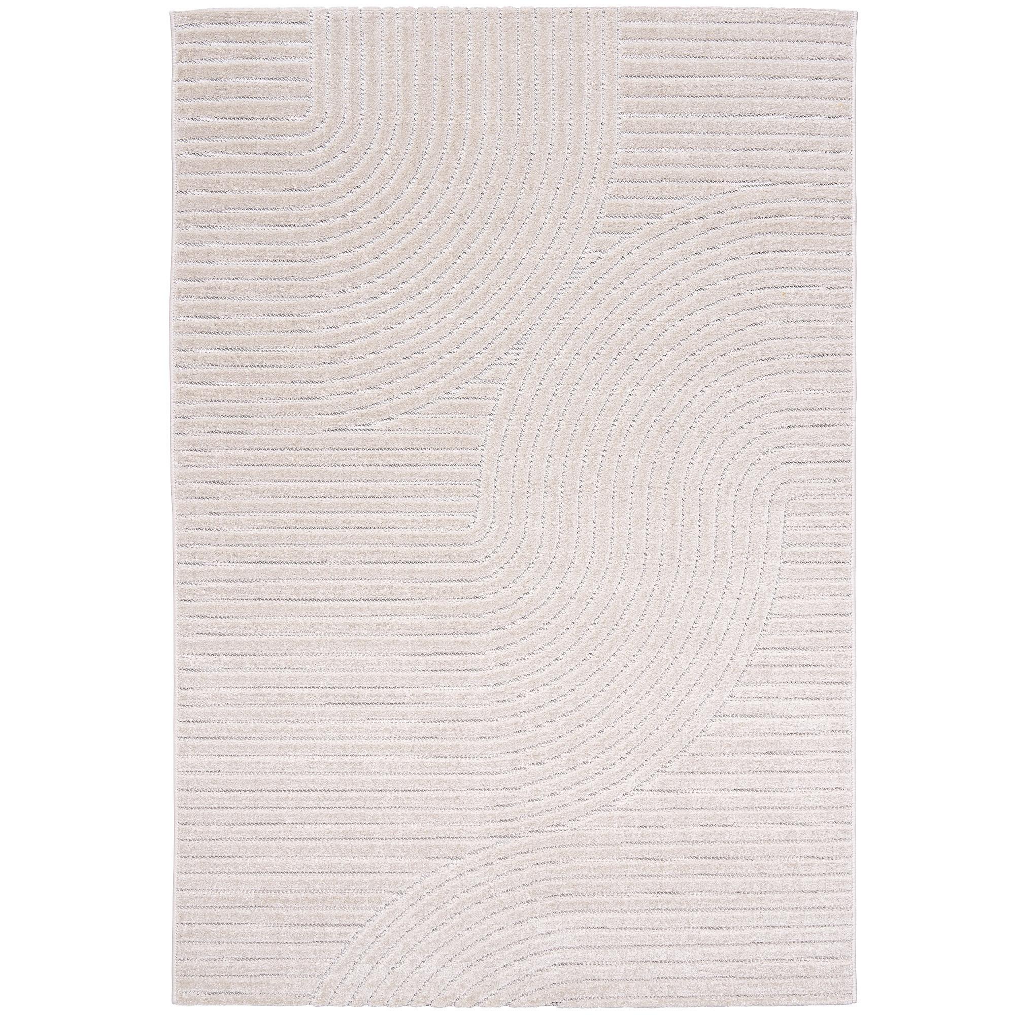 IN & OUTDOOR TEPPICH FLACHGEWEBE CLASSY - Creme, Textil (80/150cm) - Pergamon