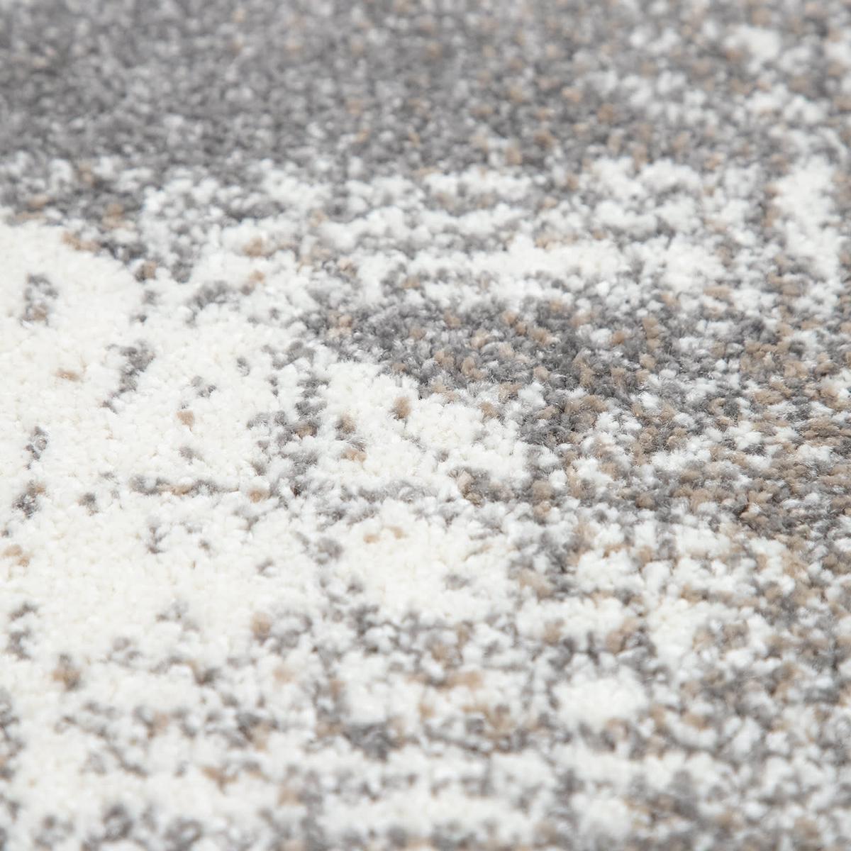 KURZFLORTEPPICH, mit Farbverlauf, aus Polypropylen, Grau, 80 x 150 cm - Grau, Textil (150/80cm) - KADIMA DESIGN