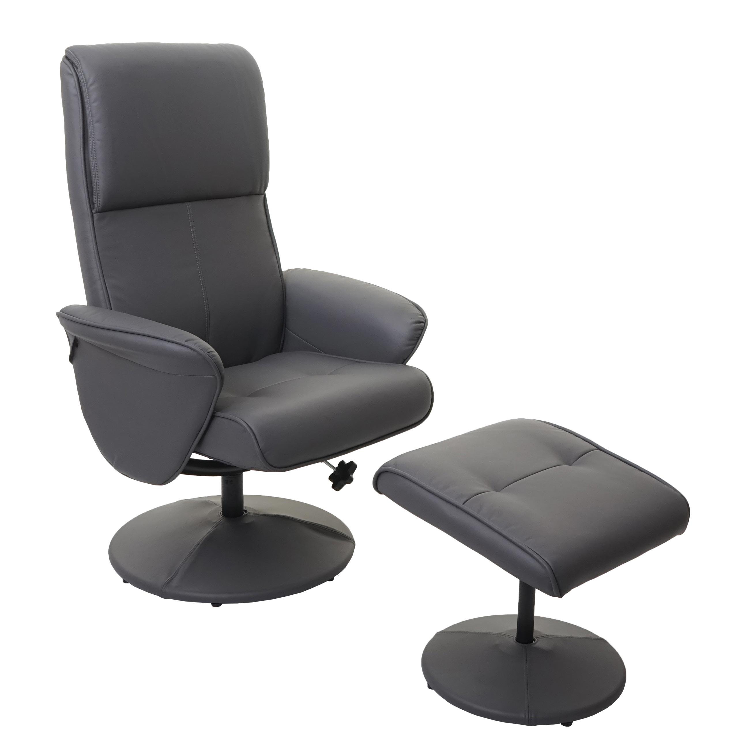 RELAXSESSEL Grau - Grau, Textil (75/114/125cm) - MCW