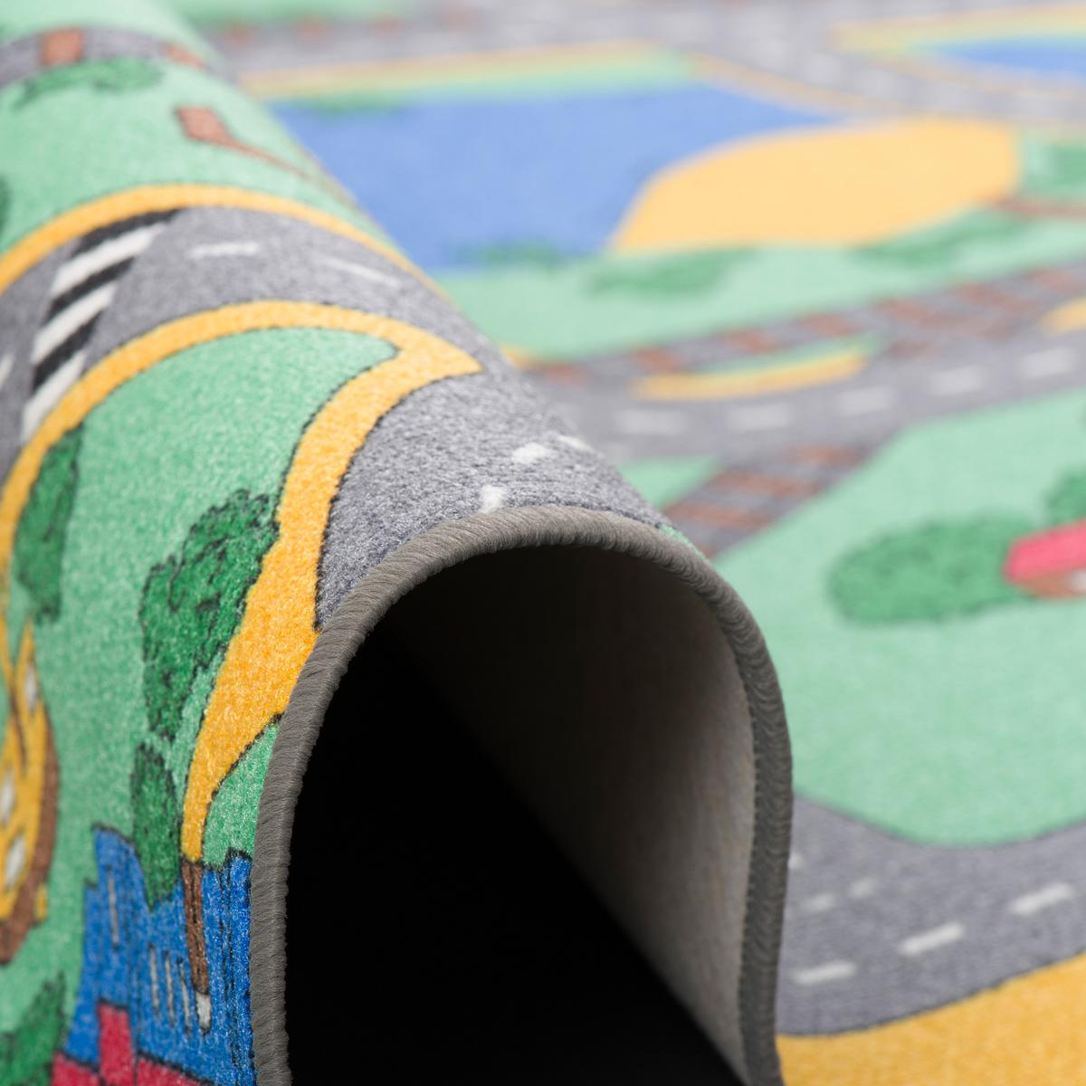 KINDER SPIEL STRASSENTEPPICH - Multicolor, Textil (160/200cm) - Snapstyle