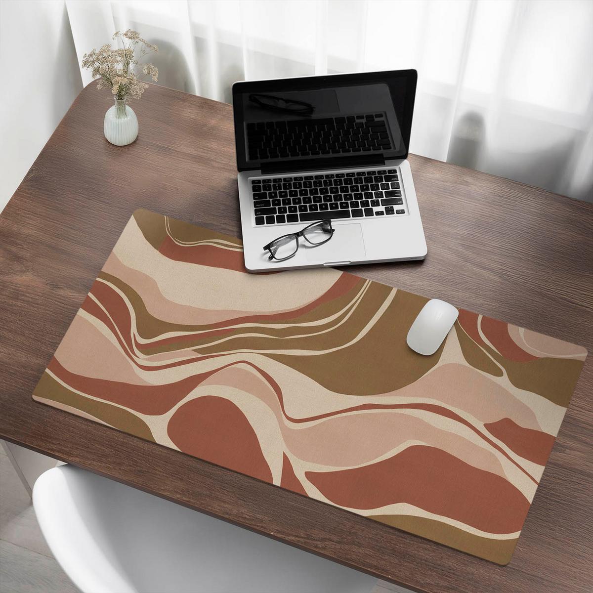 SCHREIBTISCHUNTERLAGE 100x50 cm Beige - Beige, Kunststoff (100/50/1.6cm) - Wallfluent