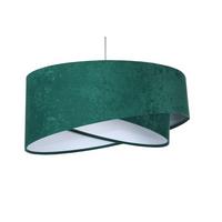 HÄNGELEUCHTE Grün 50/23 cm - Weiß, Kunststoff (50/1.3/23cm) - ONZENO