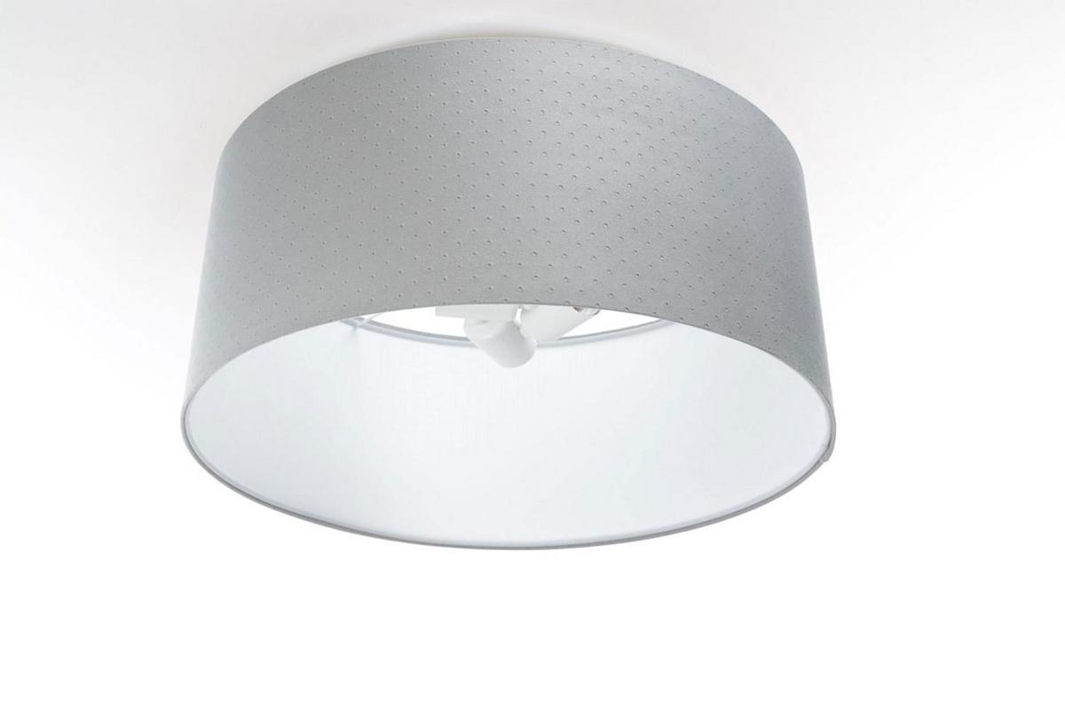 HÄNGELEUCHTE Grau 60/30 cm - Weiß/Grau, Kunststoff (60/1.1/30cm) - ONZENO