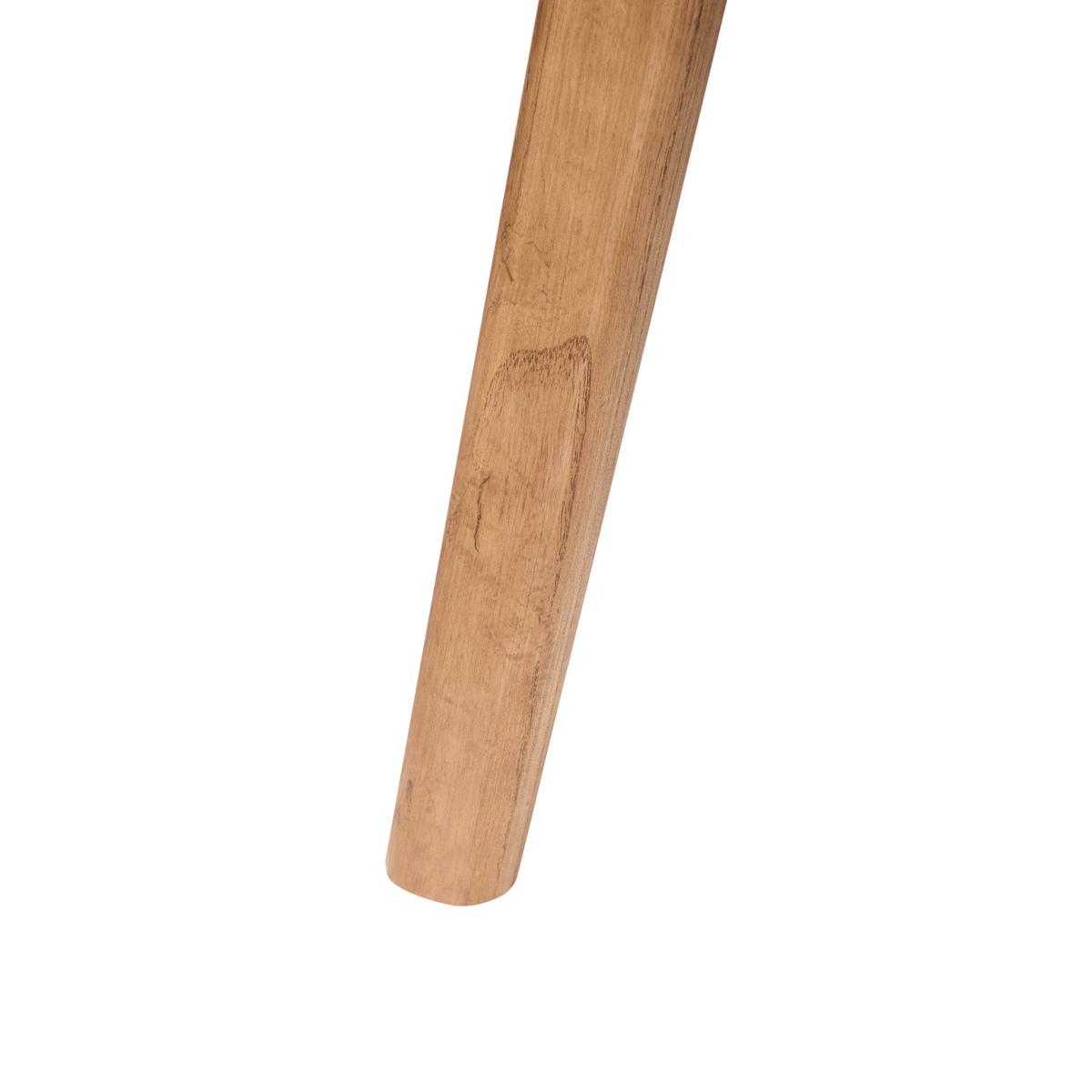ESSTISCH Dunkle Eiche 200/90 cm Keho - Braun, Holzwerkstoff (200/90/77cm) - Beliani