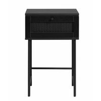 NACHTTISCH Mogest 45 cm - Schwarz, Holzwerkstoff/Kunststoff (45/70/45cm) - Selsey