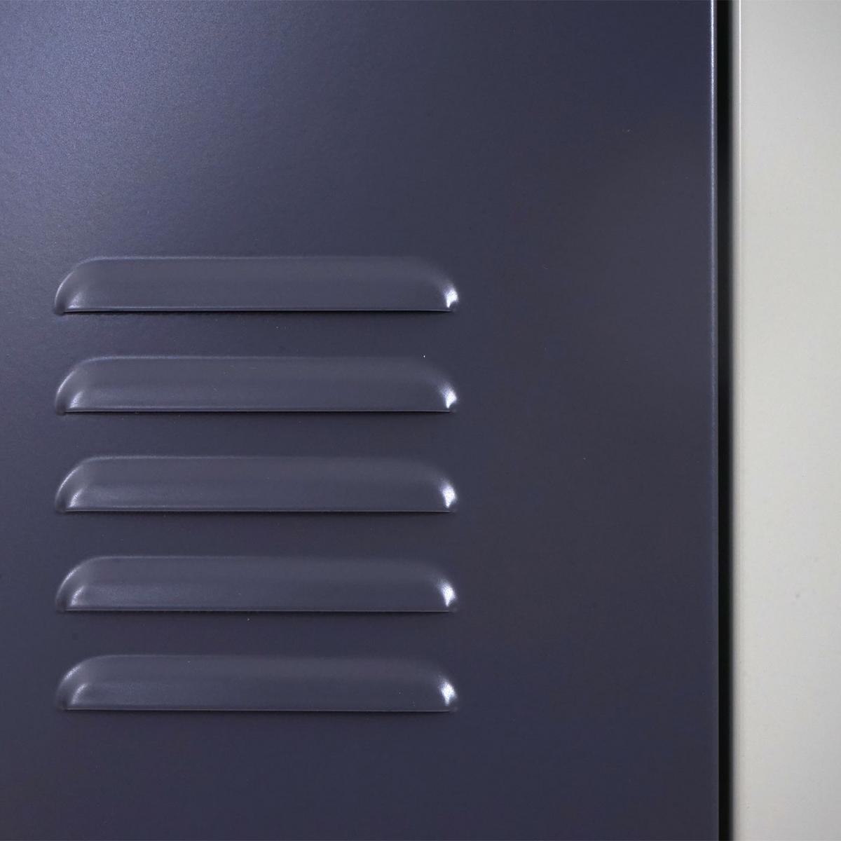 SCHLIESSFACH Grau - Grau, Metall (38/185/45cm) - MCW