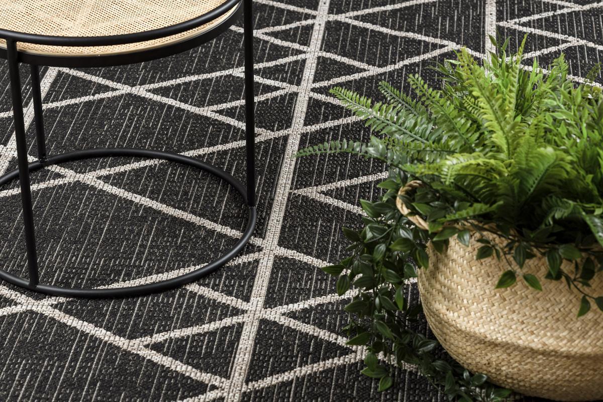 TEPPICH Floorlux 120/170 cm - Schwarz, Textil (120/170cm) - rugsX