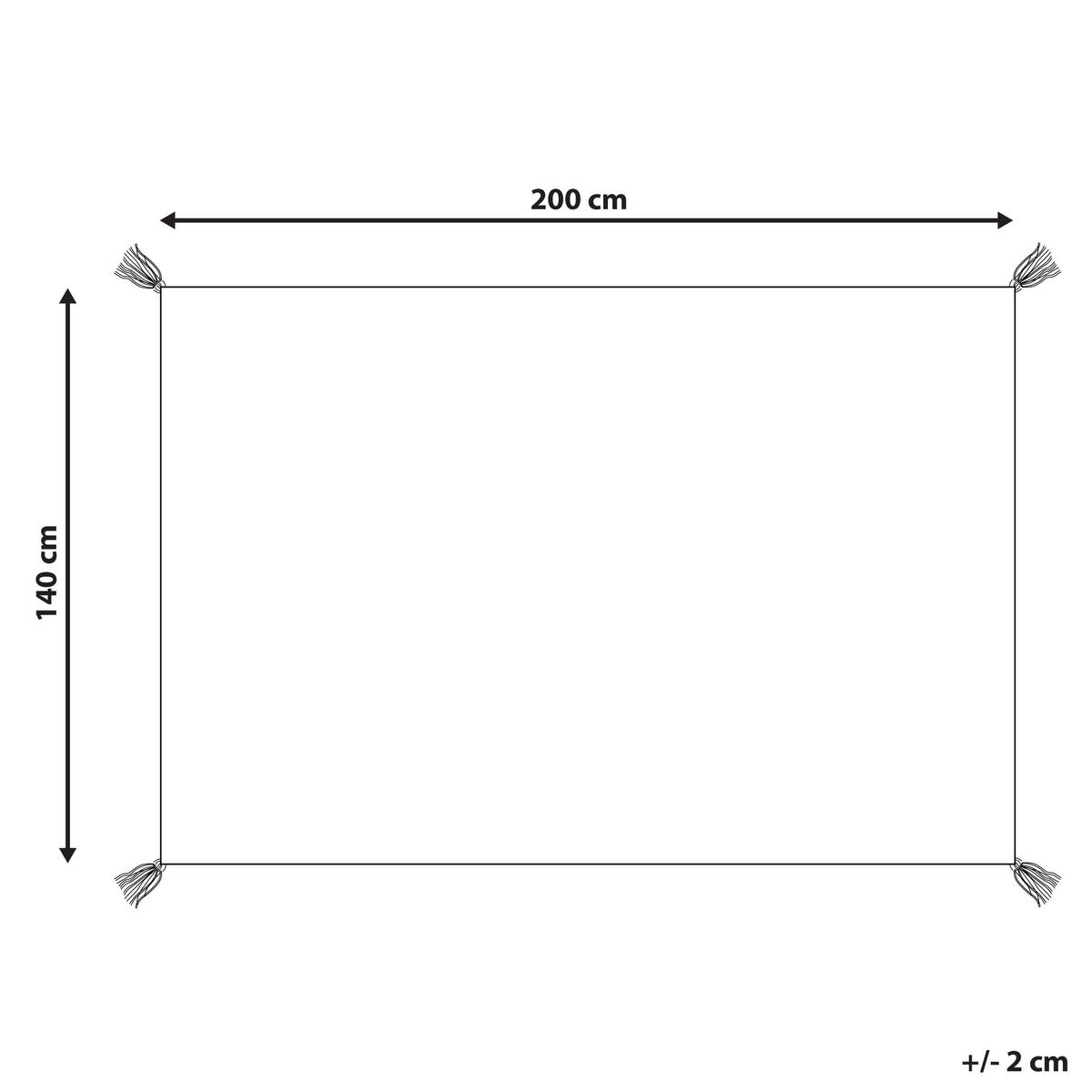 KINDERTEPPICH Merevi 140/200 cm - Blau/Gelb, Textil (200/140cm) - Beliani