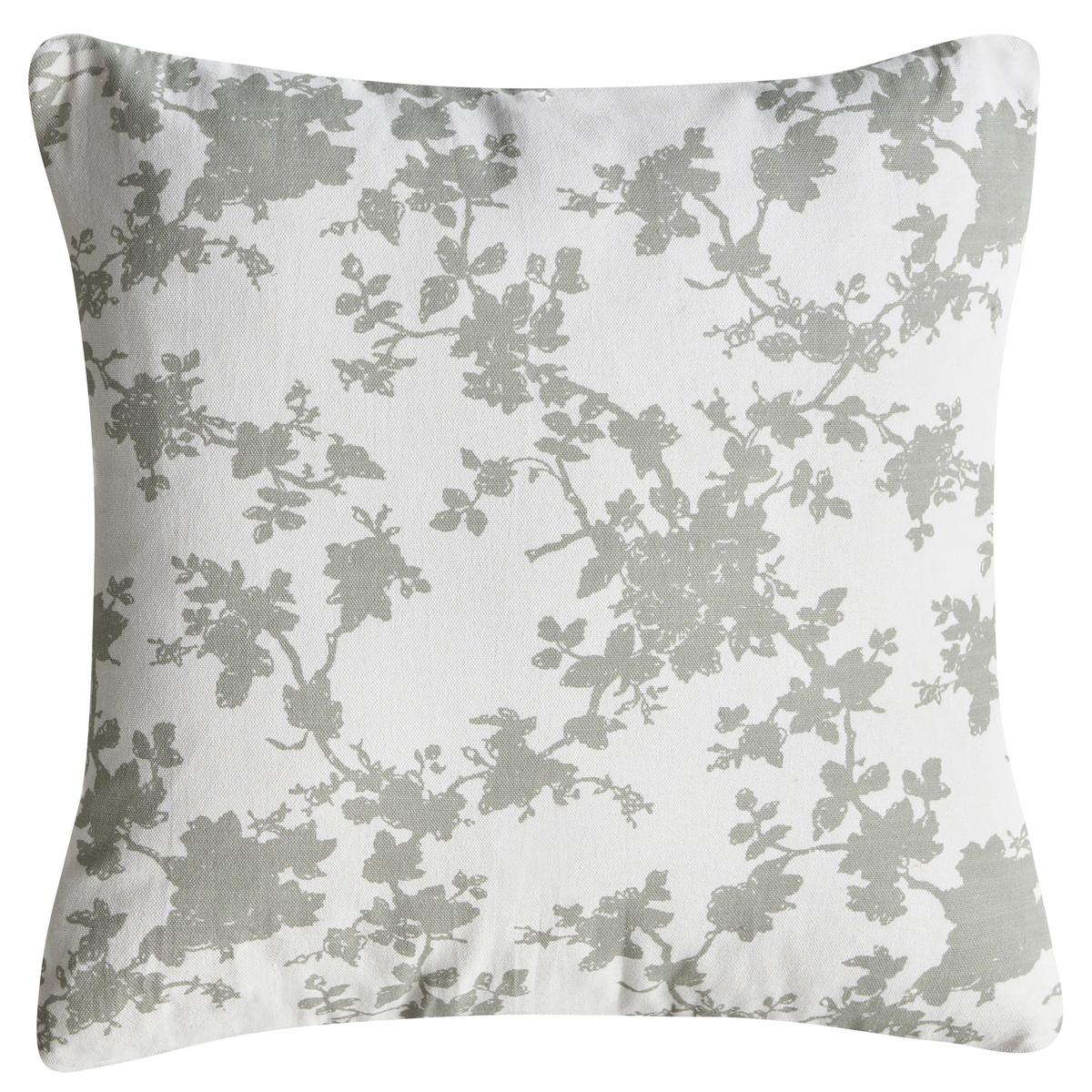 DEKOKISSEN 3er-Set Weiß 30/50 cm Canarium - Weiß, Textil (45/45cm) - Beliani