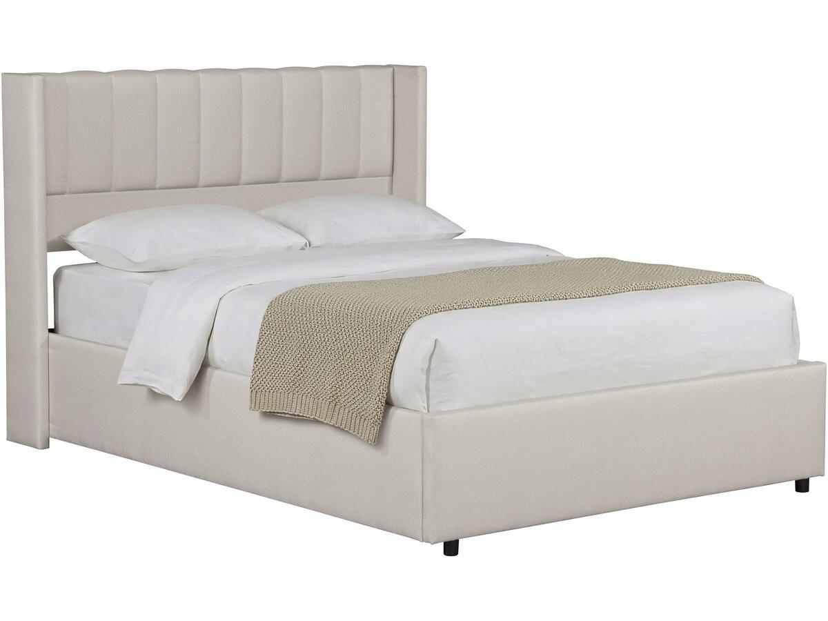 BETT saint-moritz beige - Beige, Textil (200/160cm) - Habitat Garten