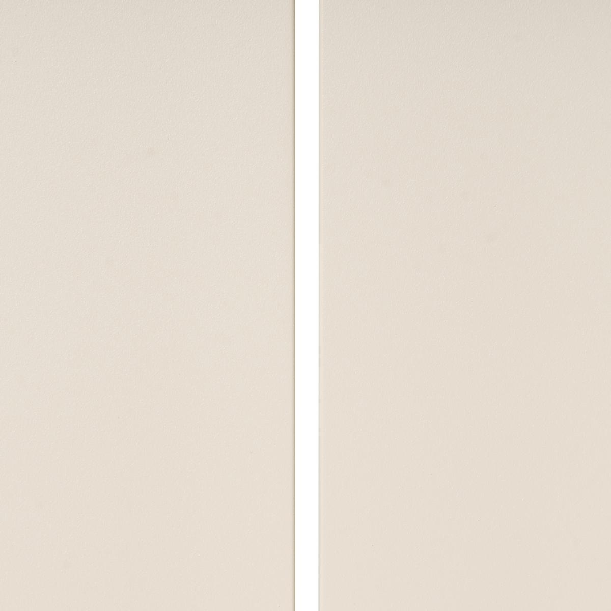 GARTENTISCH 80/80 cm Hellbeige Naturno - Beige, Metall (80/80/77cm) - Beliani