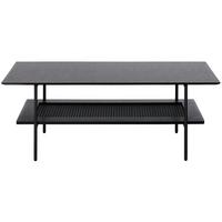 COUCHTISCH Mogest 110x55 cm - Dunkelbraun, Holzwerkstoff/Metall (55/110/40cm) - Selsey