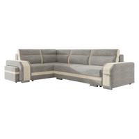 ECKSOFA Assan, Seite: Links - Chromfarben/Beige, Holz/Kunststoff (305/205cm) - MIRJAN24