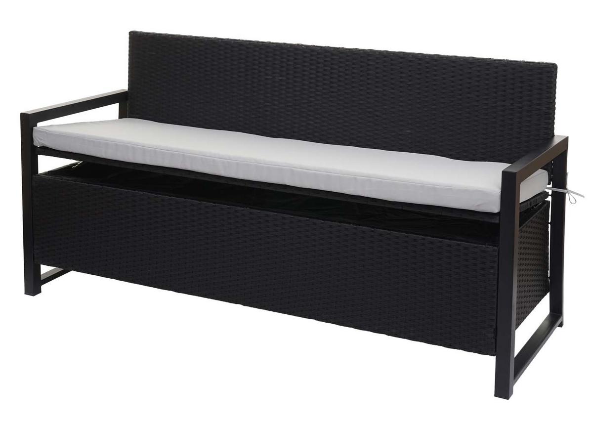 SITZBANK Anthrazit, Grau - Anthrazit/Grau, Kunststoff (164/87/57cm) - MCW