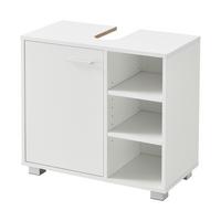 WASCHBECKENUNTERSCHRANK Narvik - Weiß, Holzwerkstoff (60/55.6/31cm) - [en.casa]