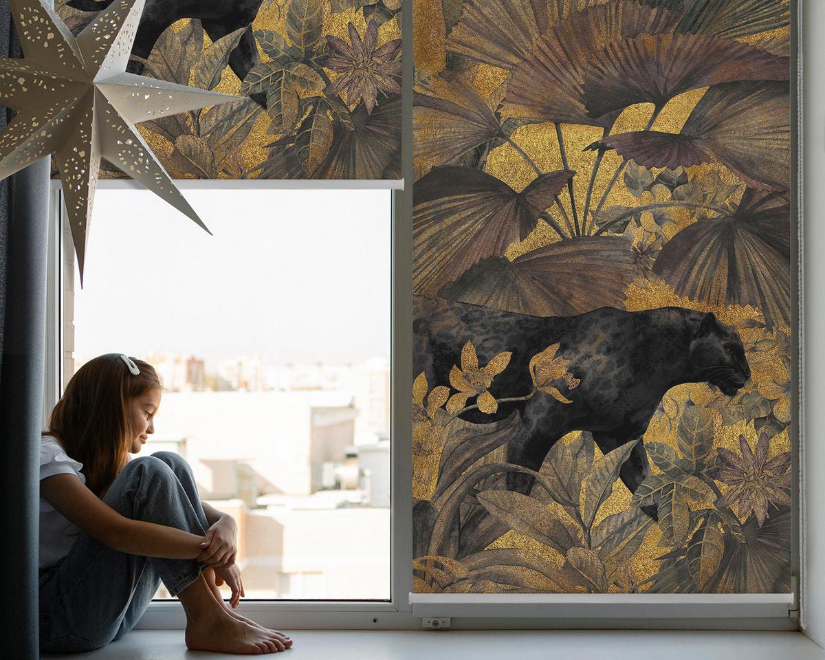 INNENROLLO - Fensterrollo - Rollo - 80x180 cm - Puma - Gelb, Kunststoff (80/180/0.5cm) - TULUP