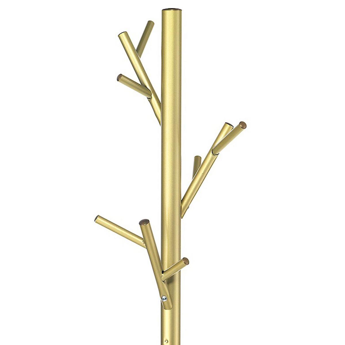 KLEIDERSTÄNDER ZENO gold - Goldfarben, Metall (30/177/30cm) - IDIMEX