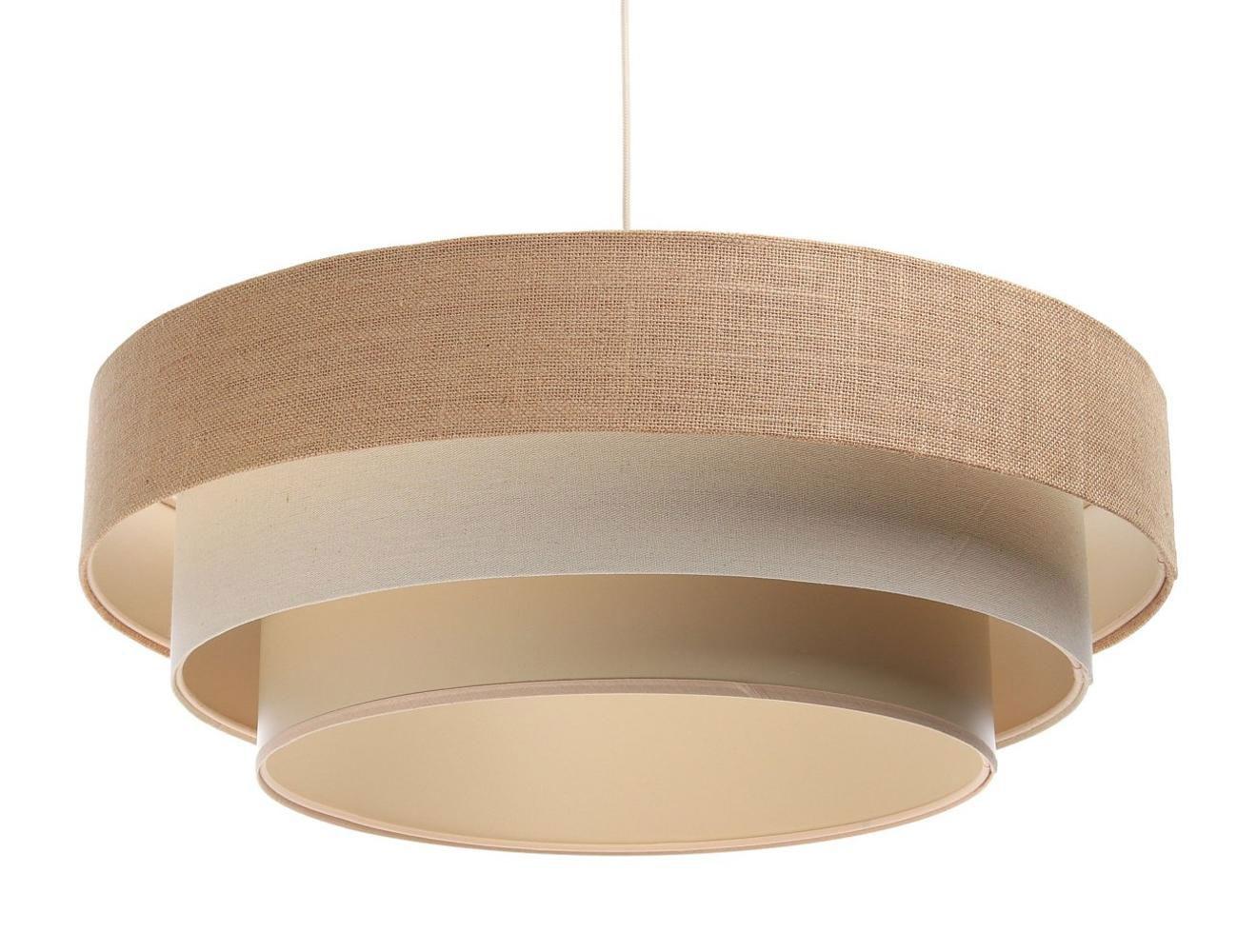 HÄNGELEUCHTE Beige 60/20 cm - Beige, Kunststoff (60/1.9/20cm) - ONZENO